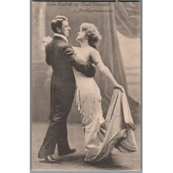 Else Frlich og Poul Reumert i "Dollarprinsessen" - Skuespiller - Postkort - Brugt