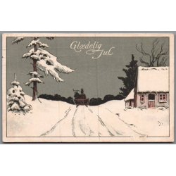 Julemrke 1912 p Postkort