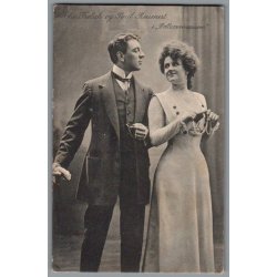 Else Frlich og Poul Reumert i Dollarprinsessen - Skuespiller - Postkort - Brugt