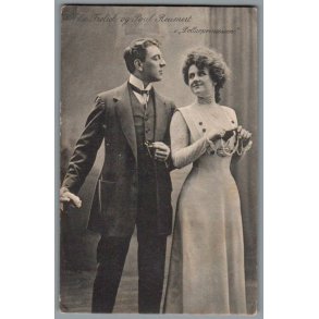 Else Frlich og Poul Reumert i Dollarprinsessen - Skuespiller - Postkort - Brugt