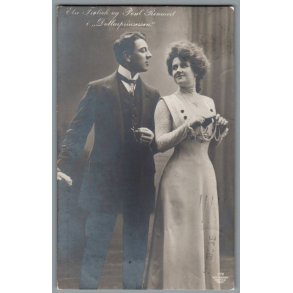 Else Frlich og Poul Reumert i Dollarprinsessen - Skuespiller - Postkort - Brugt