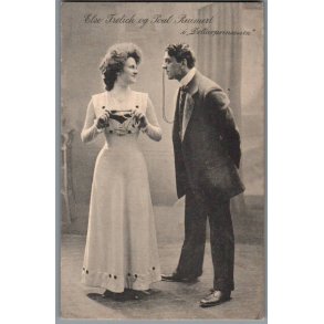 Else Frlich og Poul Reumert i Dollarprinsessen - Skuespiller - Postkort - Ubrugt