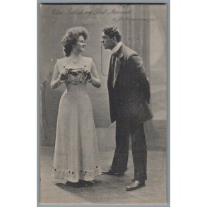 Else Frlich og Poul Reumert i Dollarprinsessen - Skuespiller - Postkort - Brugt