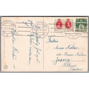 Julemrke 1912 p Postkort
