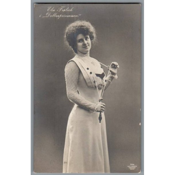 Else Frlich i Dollerprinsessen - Skuespiller - Postkort - Brugt