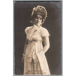 Bodil Hammerich i "De Fattiges Dyrehave" - Skuespiller - Postkort - Brugt