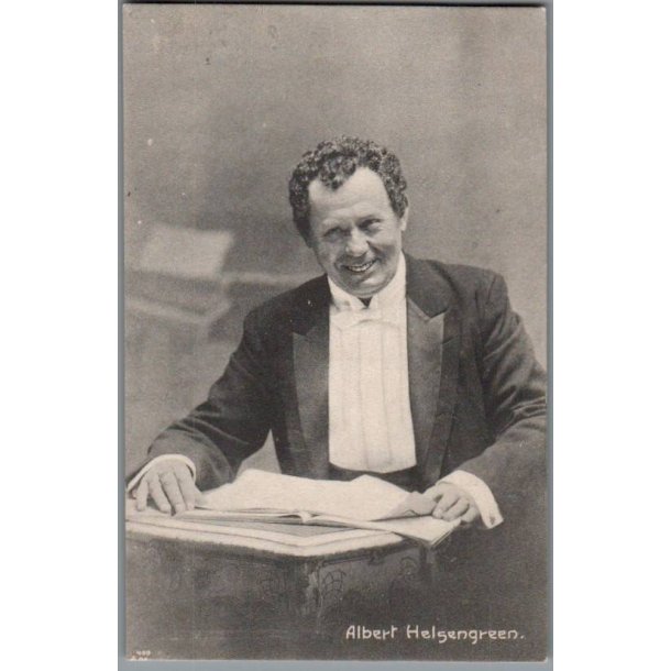 Albert Helsengreen - Skuespiller - Postkort - Brugt