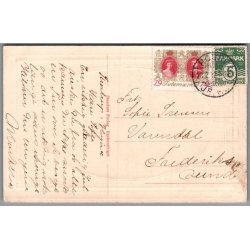 Julemrke 1912 p Postkort