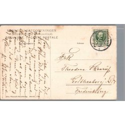 Lille Gilbert - Sigrid Hindberg og Solborg Fjeldse i "Nick Carter" - Skuespiller - Postkort - Brugt