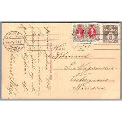 Julemrke 1912 p Postkort