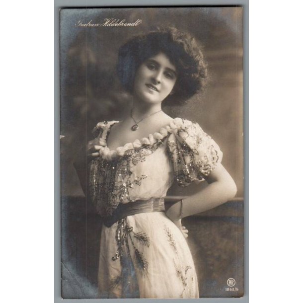 Gudrun Hildebrandt - Skuespiller - Postkort - Ubrugt