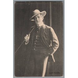 Carl Groth - Skuespiller - Postkort - Brugt