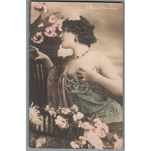 Rosarero Guerrero - Skuespiller - Postkort - Ubrugt