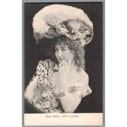 Paula Giers i "Fru Leonidas" - Skuespiller - Postkort - Ubrugt