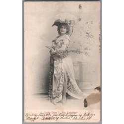 Paula Giers i "Fru Leonidas" - Skuespiller - Postkort - Brugt