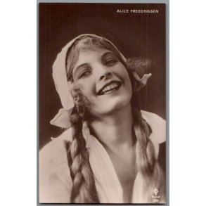 Alice Frederiksen - Skuespiller - Postkort - Ubrugt