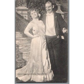 Fjelstrup og Olivia Jacobsen - Postkort - Brugt