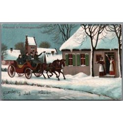 Julemrke 1911 p Postkort