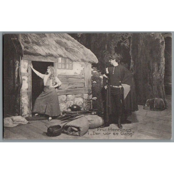 Fru Hennings i "Der var engang" - Postkort - Ubrugt