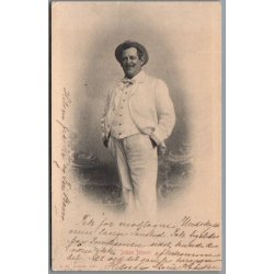 Johan Jensen  - Skuespiller - Postkort - Brugt