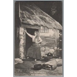 Fru Hennings i "Der var engang" - Postkort - Brugt