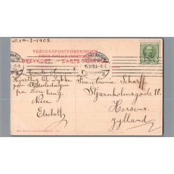 Fru Hennings i "Der var engang" - Postkort - Brugt