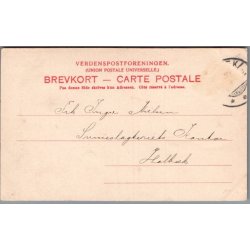 Alma Jensen  i "Madame sans gene" - Skuespiller - Postkort - Brugt