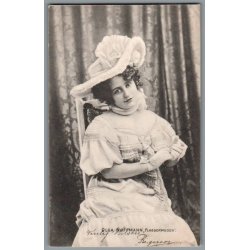 Olga Hoffmann i Flagermusen - Postkort - Brugt