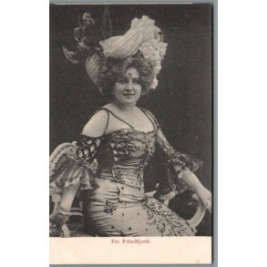 Fru Friis Hjorth - Skuespiller - Postkort - Ubrugt