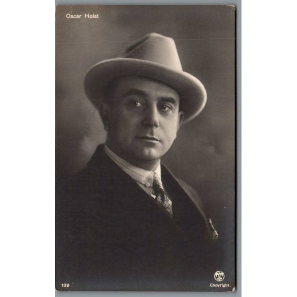Oscar Holst - Skuespiller - Postkort - Ubrugt