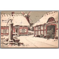 Julemrke 1911 p Postkort