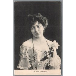 Fru Julie Henriksen - Skuespiller - Postkort - Ubrugt