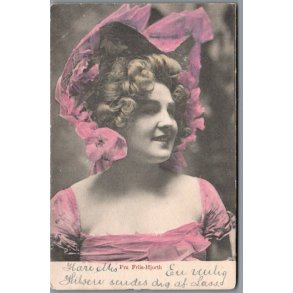 Fru Friis Hjorth - Skuespiller - Postkort