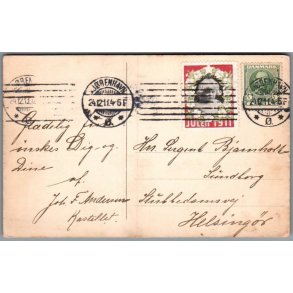 Julemrke 1911 p Postkort