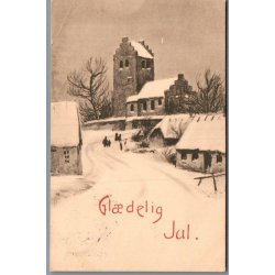 Julemrke 1911 p Postkort