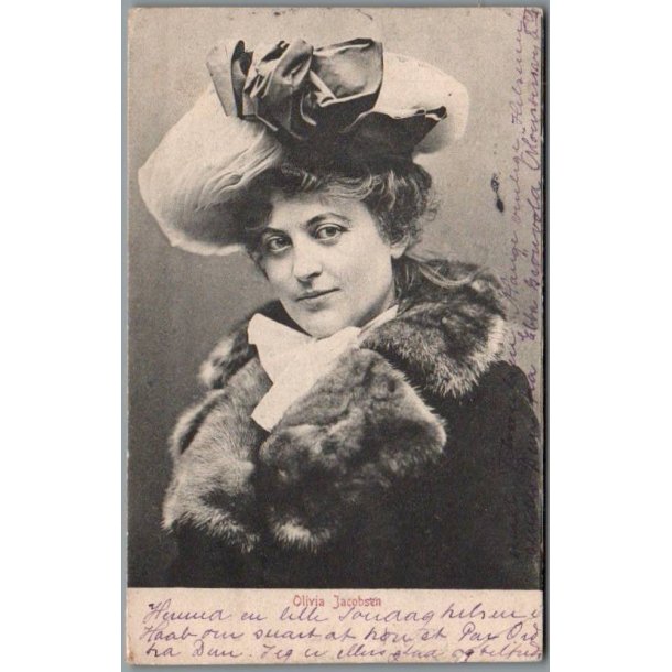 Olivia Jacobsen  - Postkort - Brugt
