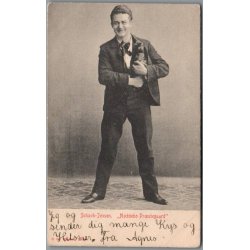 Schach-Jensen i "Nddebo Prstegaard" - Skuespiller - Postkort - Brugt