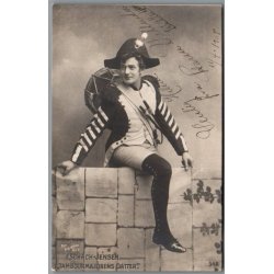 Schach-Jensen i "Tamburgmajordrens Datter" - Skuespiller - Postkort - Brugt