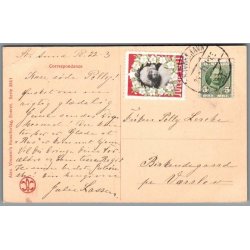 Julemrke 1911 p Postkort