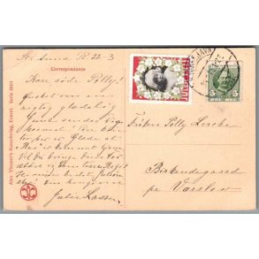 Julemrke 1911 p Postkort