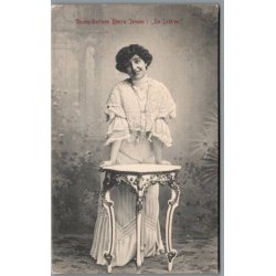 Skuespillerinden Bjerre Jensen i "En Lektion" - Skuespiller - Postkort - Brugt