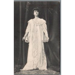 Skuespillerinden Bjerre Jensen i "En Lektion" - Skuespiller - Postkort - Brugt