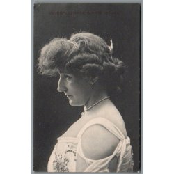 Skuespillerinden Frk. Bjerre Jensen - Skuespiller - Postkort - Brugt