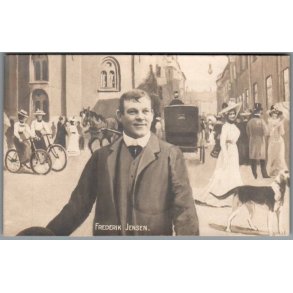 Frederik Jensen - Skuespiller - Postkort - Brugt