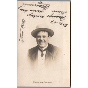 Frederik Jensen - Skuespiller - Postkort - Brugt