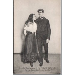 Amelie Kirkegaard og Robert Schmidt i "De smJackson &amp; Co" - Skuespiller - Postkort - Ubrugt