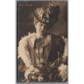 Anna Kemvik - Skuespiller - Postkort - Brugt