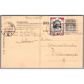 Julemrke 1911 p Postkort