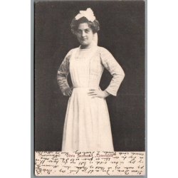 Olivia Jacobsen i "Tjenestefolk" - Postkort - Brugt