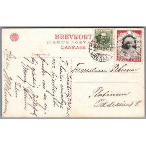 Julemrke 1911 p Postkort
